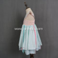 Boutique clothing wholesale  flower embroidery stripe dress